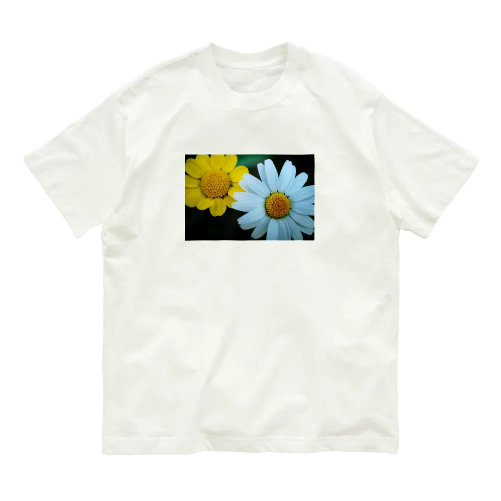 Petal N' Featherの花のサングラス オーガニックコットンTシャツ