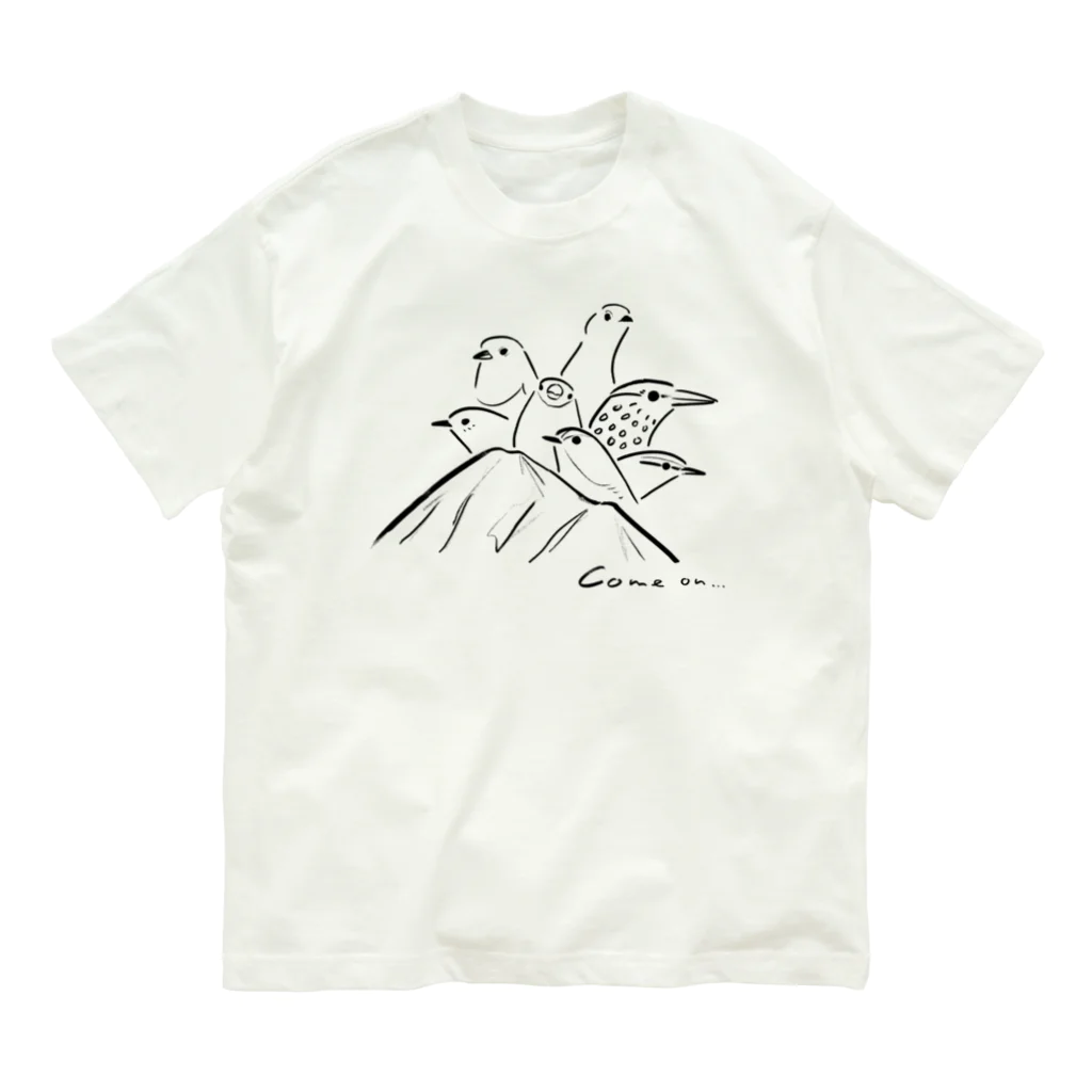 piro piro piccoloの山においでよ オーガニックコットンTシャツ