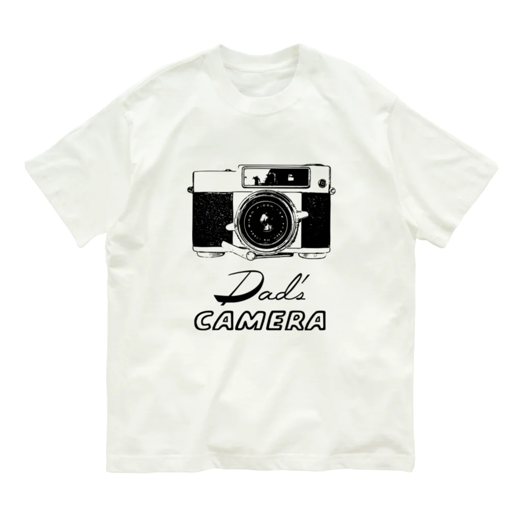 boldandnewのカメラ（Dad’s canera）_No.004_BK Organic Cotton T-Shirt