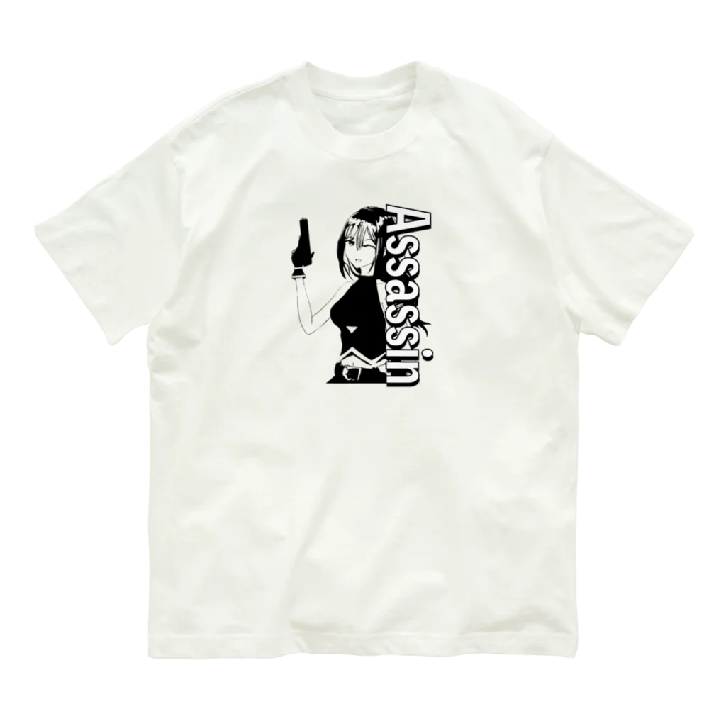 chicodeza by suzuriのアサシンちゃん Organic Cotton T-Shirt