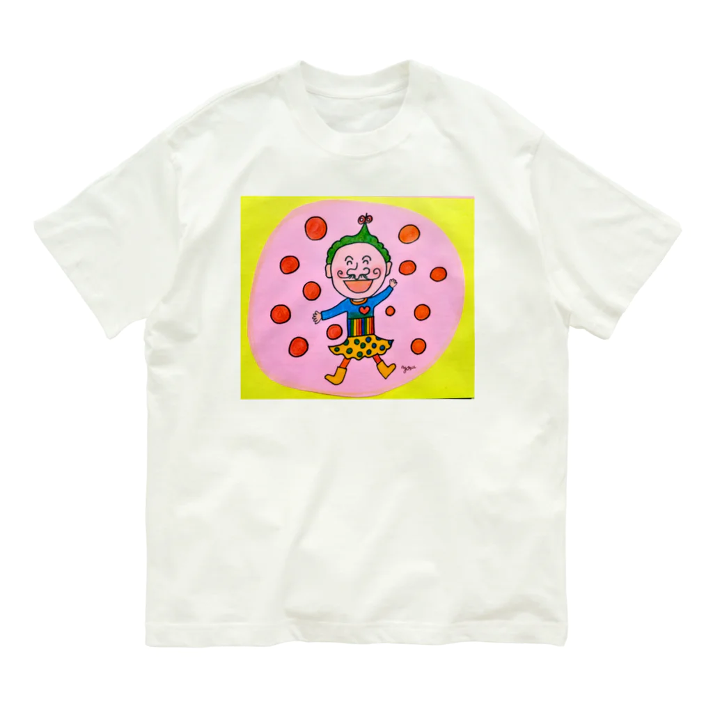 hanageyasuyoの元気な鼻毛さん Organic Cotton T-Shirt