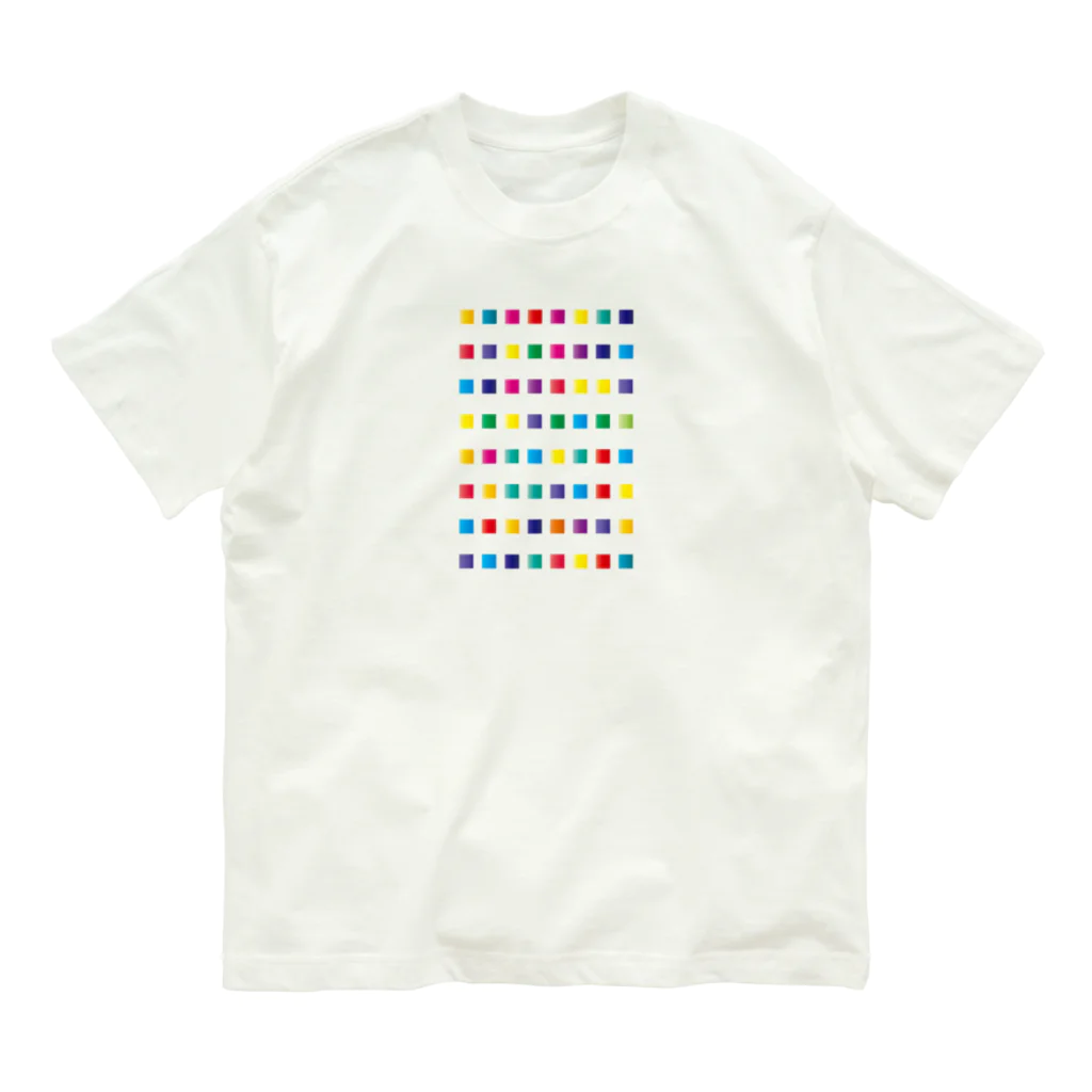 chicodeza by suzuriのアートなカラーチャート Organic Cotton T-Shirt