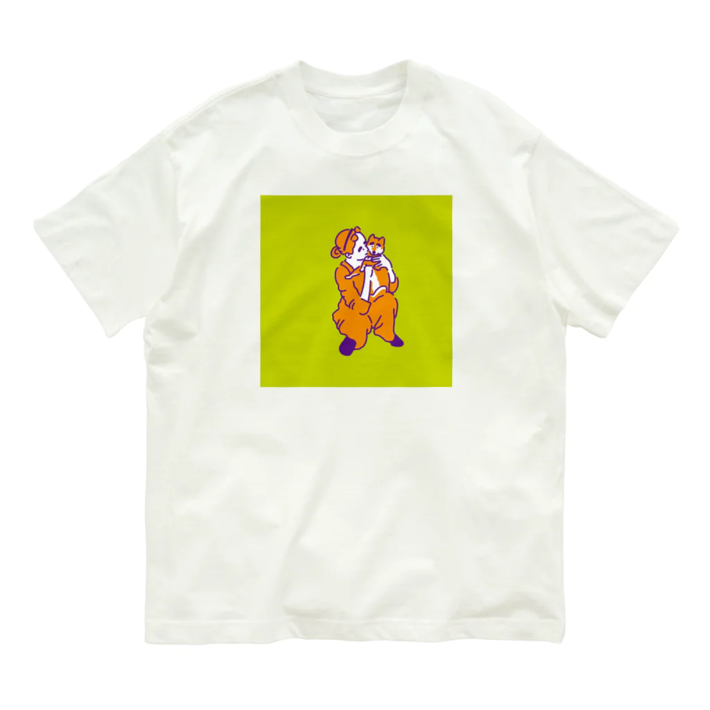 柴犬ポップライフ_眠る豆柴の柴犬ポップライフ_2 Organic Cotton T-Shirt