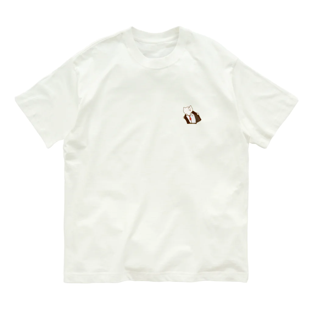 nyantar_stampのねこの島岡さん Organic Cotton T-Shirt