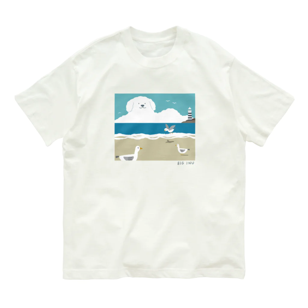 さかもと きなこのWEBショップのBIGいぬ Organic Cotton T-Shirt