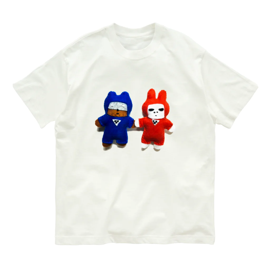 ですちゃ‼︎のにんにん！ですちゃ‼ Organic Cotton T-Shirt