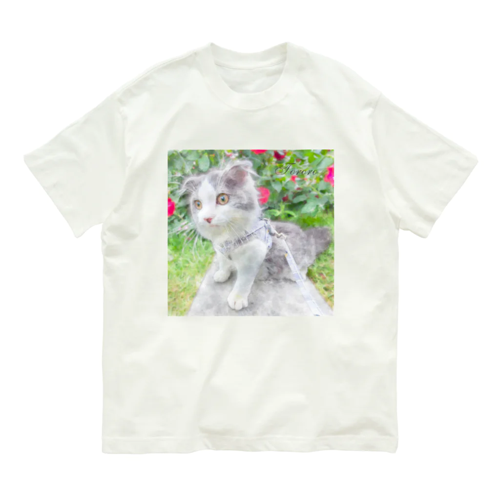 クリアスペットのscottishfold_tororo Organic Cotton T-Shirt