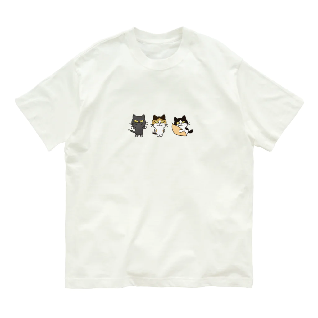 nyans_italiaのうちのネコちん オーガニックコットンTシャツ