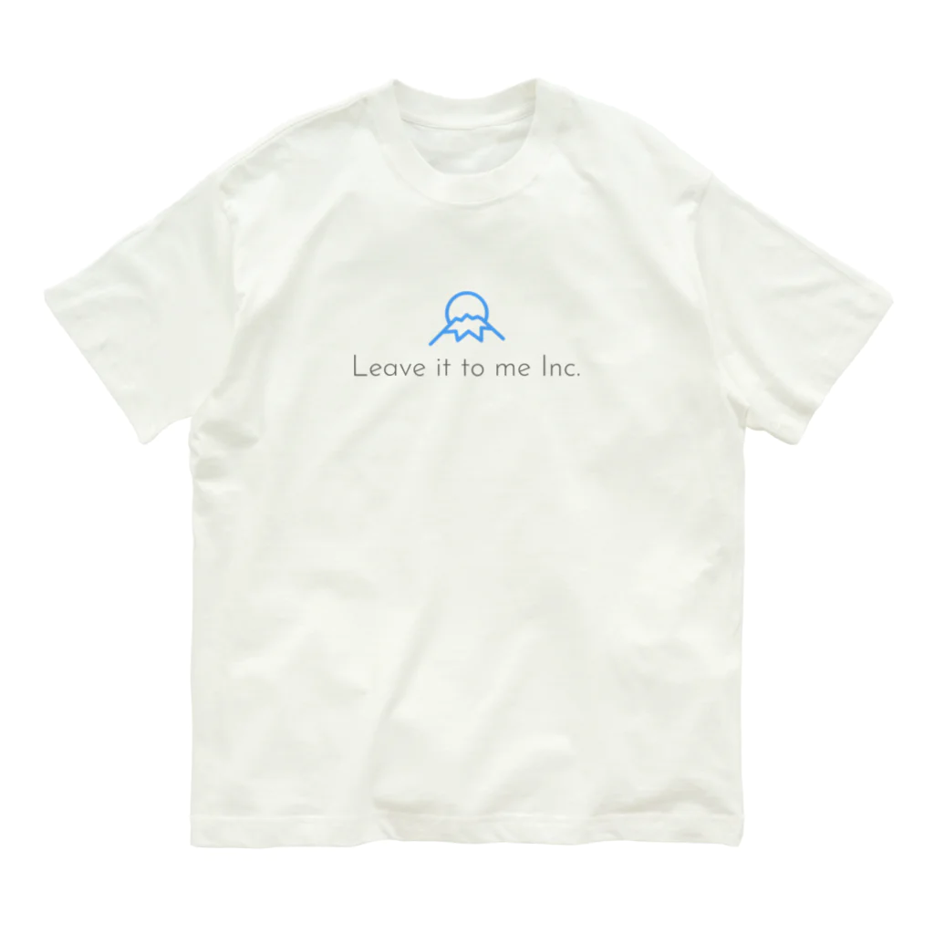 Leave it to me Inc.のLeave it to me Inc.オリジナルロゴグッズ オーガニックコットンTシャツ