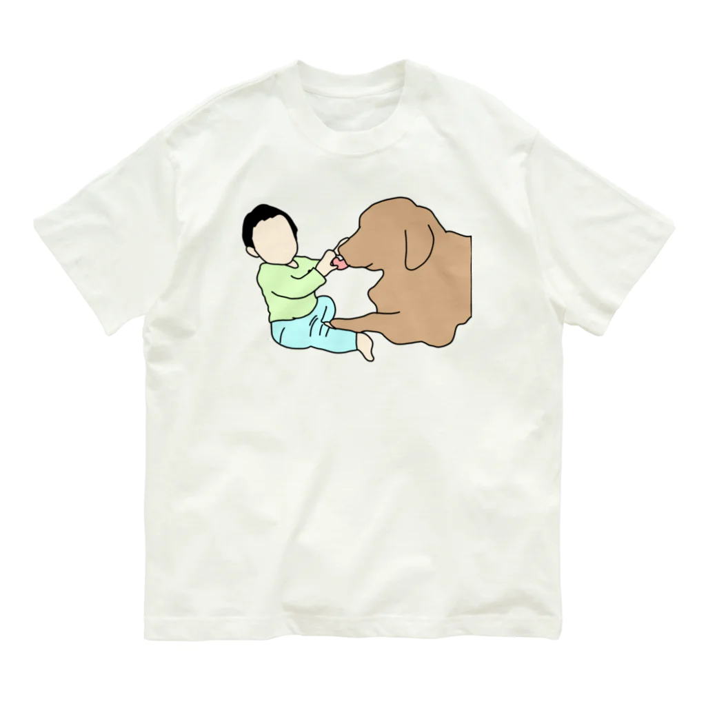 赤ちゃんワンちゃんの部屋のPero オーガニックコットンTシャツ