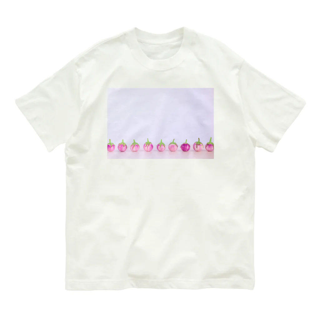 pekopeko no pelo's shop！のマイクロナス①［front print］ オーガニックコットンTシャツ