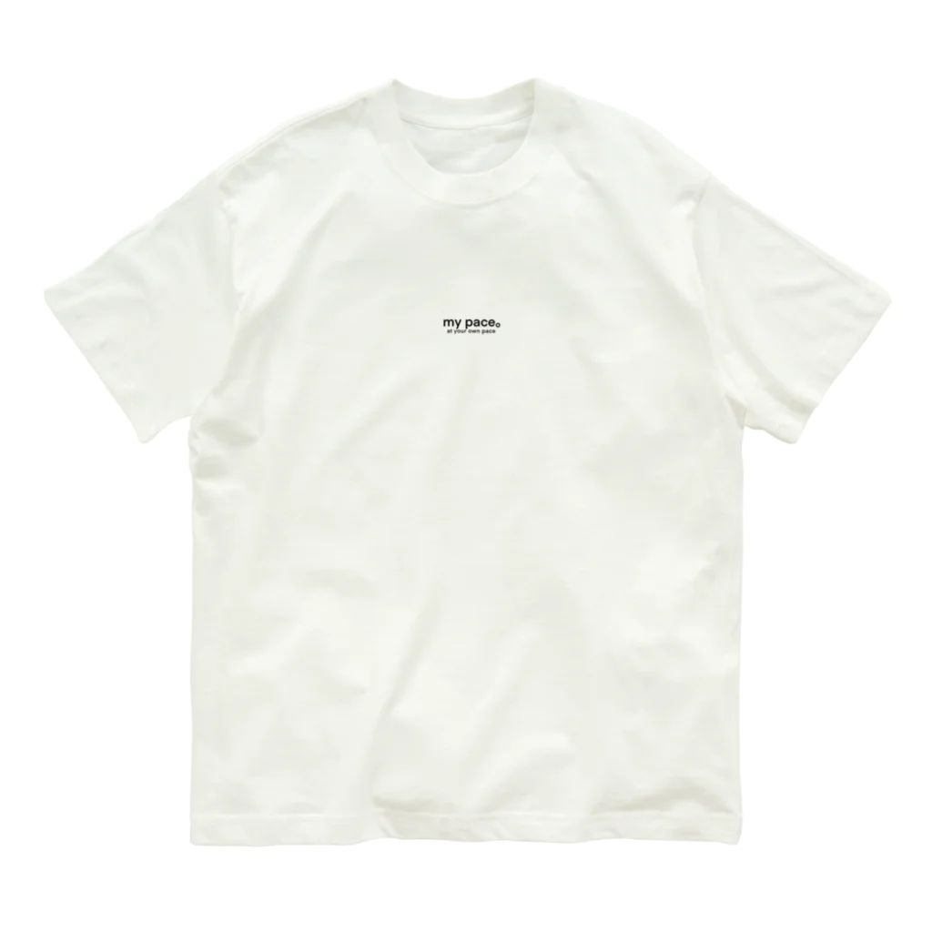 My pace。のMy pace。 オーガニックコットンTシャツ