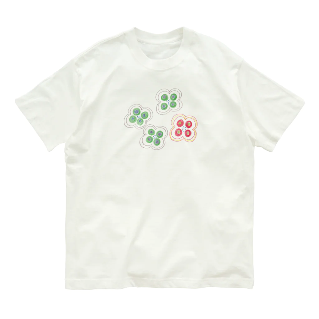 mosaic-storyの四つ葉 オーガニックコットンTシャツ