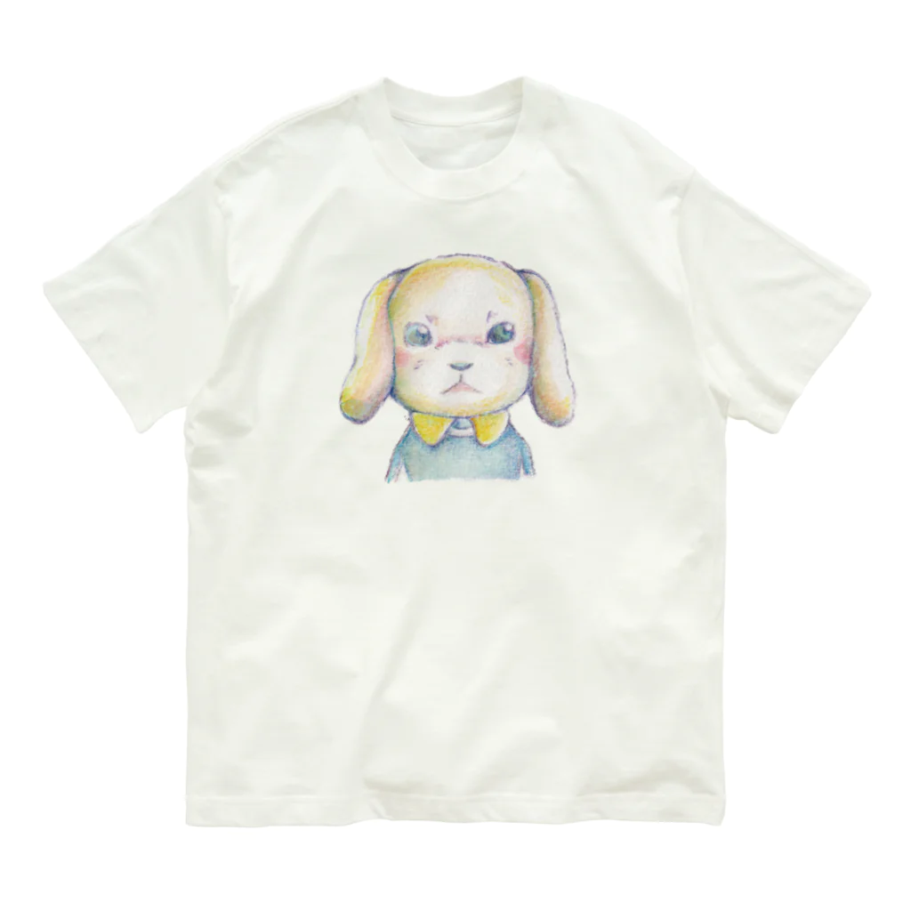 みかづき堂百貨店のたれ耳のウサギさん Organic Cotton T-Shirt