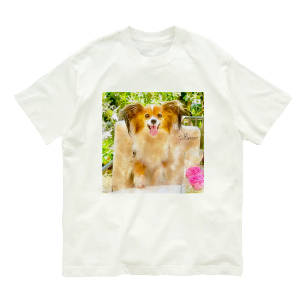 クリアスペットのisaac_dogstagram Organic Cotton T-Shirt