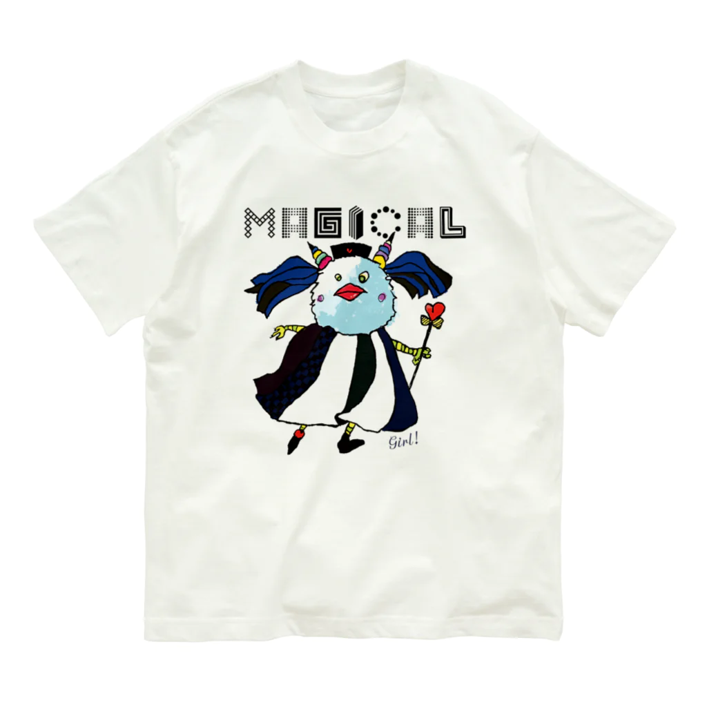 SHAKUTORIMUSHIのマジカルガール! オーガニックコットンTシャツ