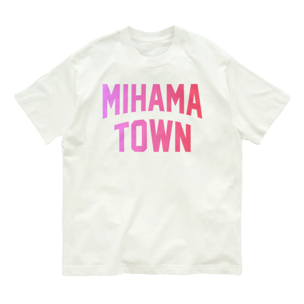 JIMOTOE Wear Local Japanの美浜町 MIHAMA TOWN オーガニックコットンTシャツ