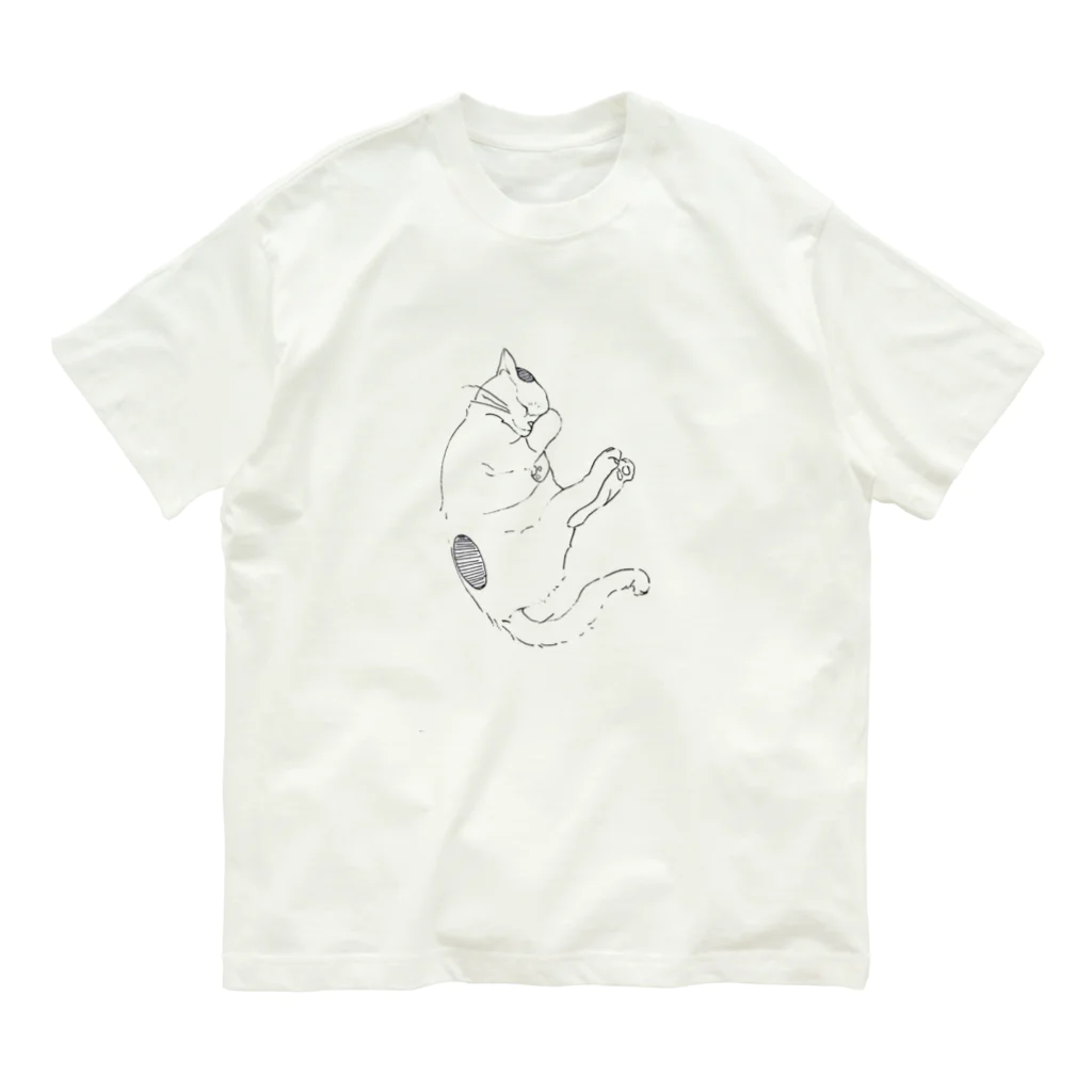 onion の眠たい猫 Organic Cotton T-Shirt
