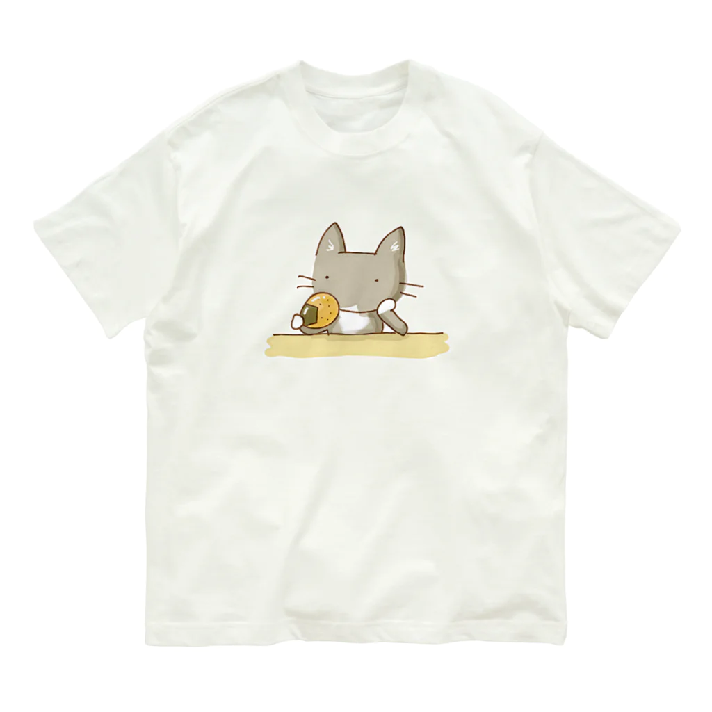 さくらもち市長のSUZURI商店のおせんべくつした Organic Cotton T-Shirt