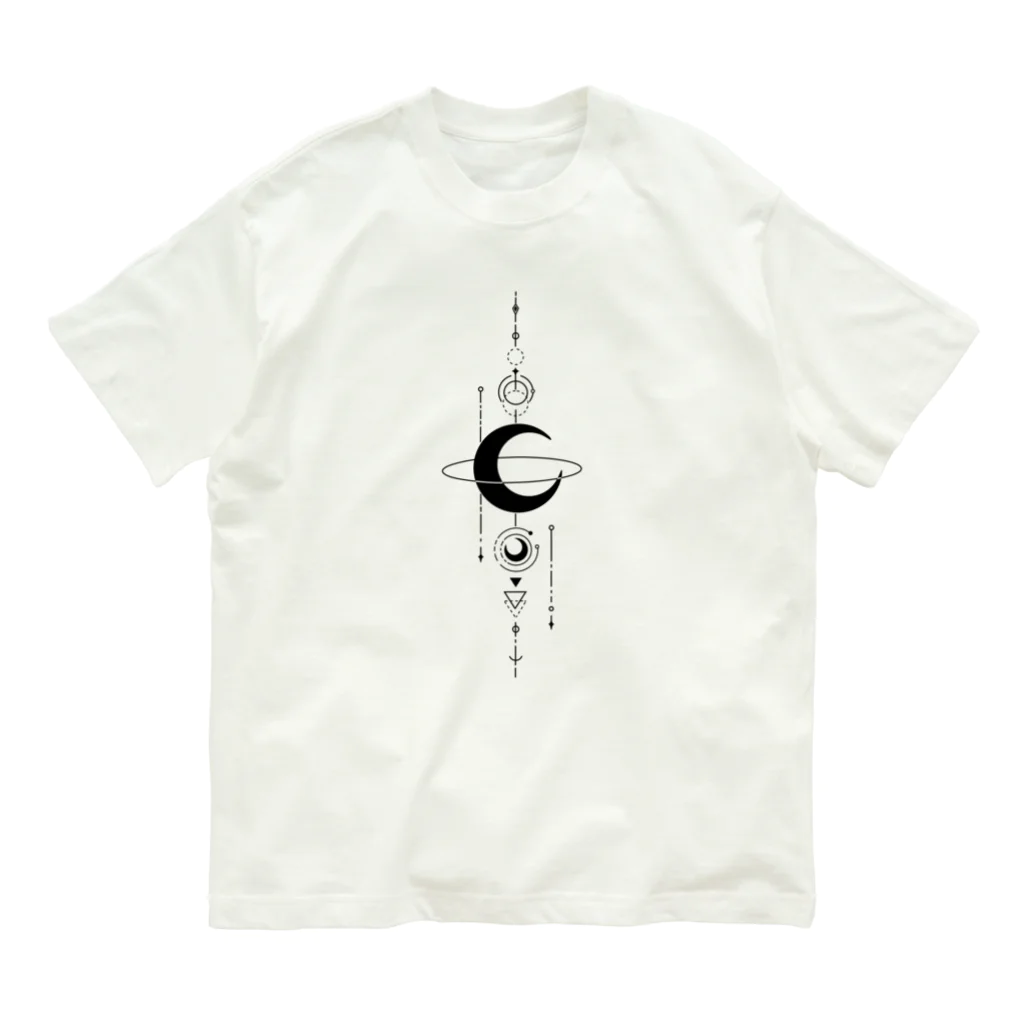 遊時計のMoon Fortress オーガニックコットンTシャツ