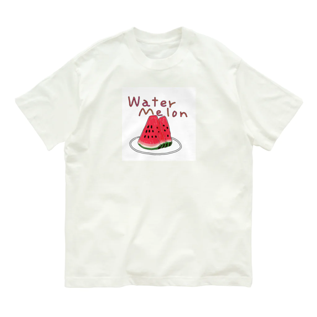 alligator7のwatermelon オーガニックコットンTシャツ