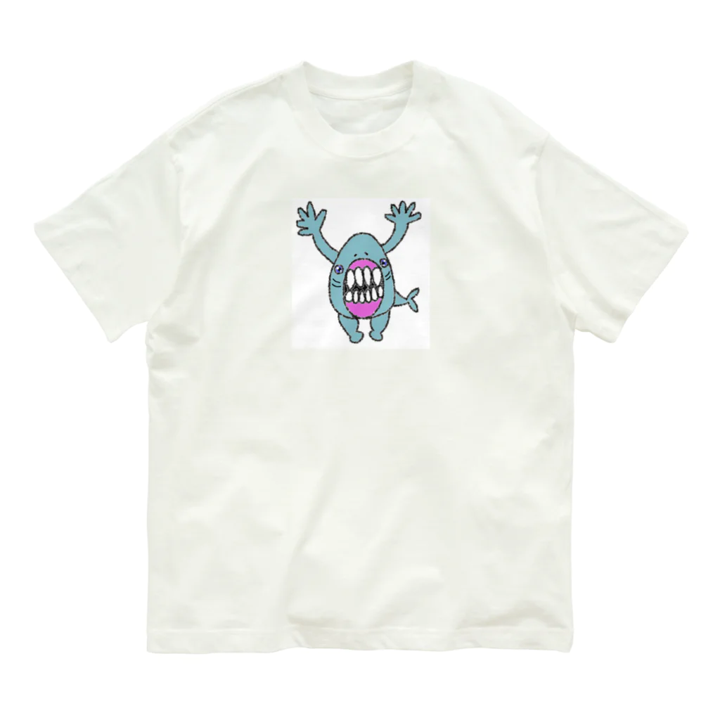 ゆちゃち家のにげろ〜さめ様だぞぉ Organic Cotton T-Shirt