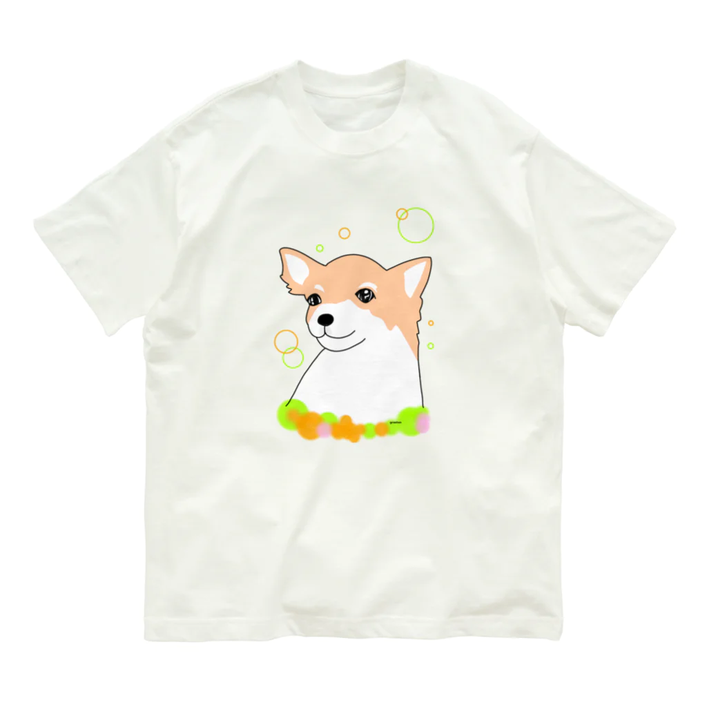 greetenのチワワ癒し犬 Organic Cotton T-Shirt