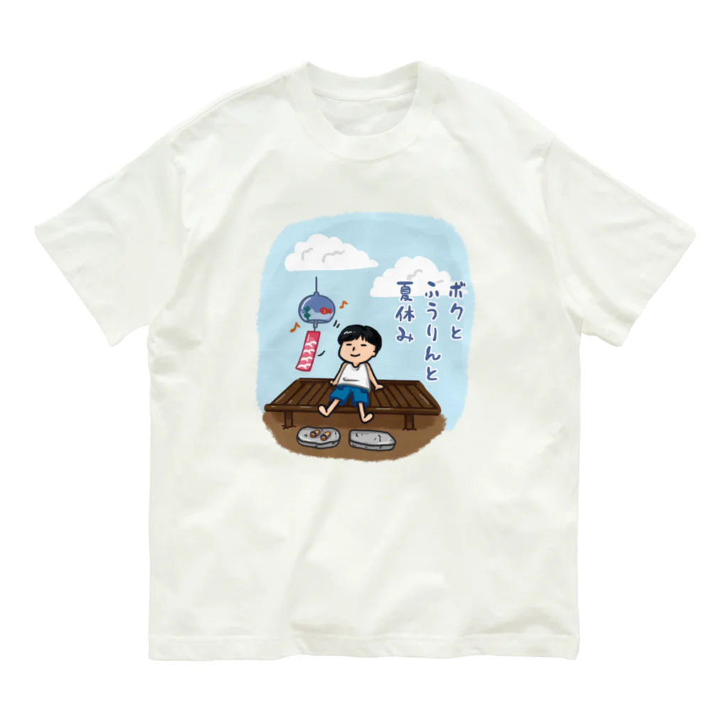 Andiamoのボクと風鈴と夏休み Organic Cotton T-Shirt