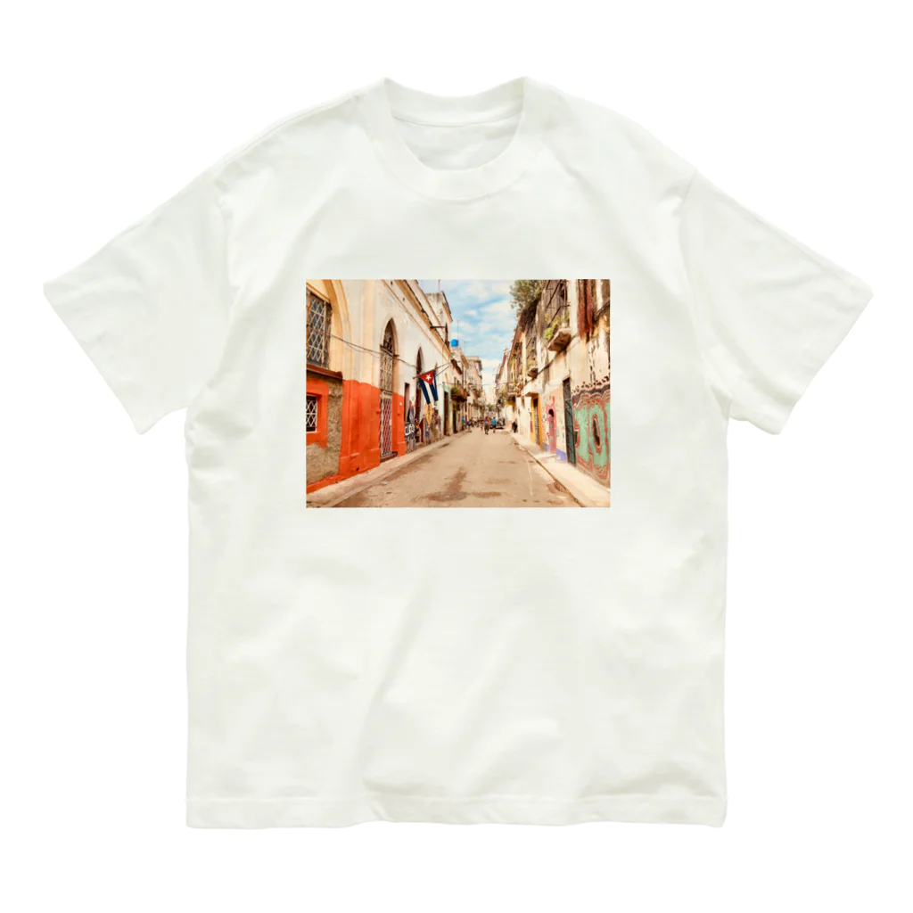 カフェもぐらの家　（リョウ）のMEMORIES of CUBA Organic Cotton T-Shirt