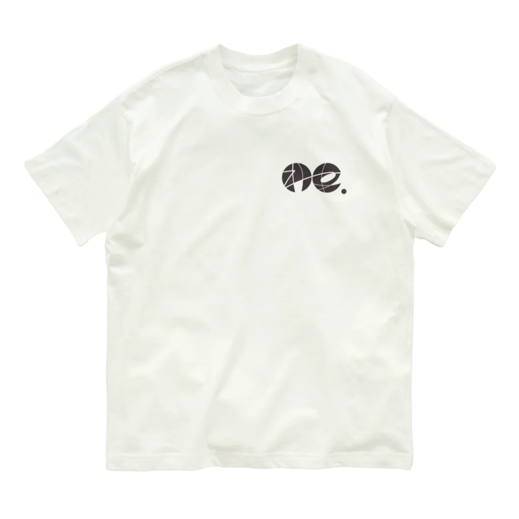 ne.のne.モノクロ Organic Cotton T-Shirt