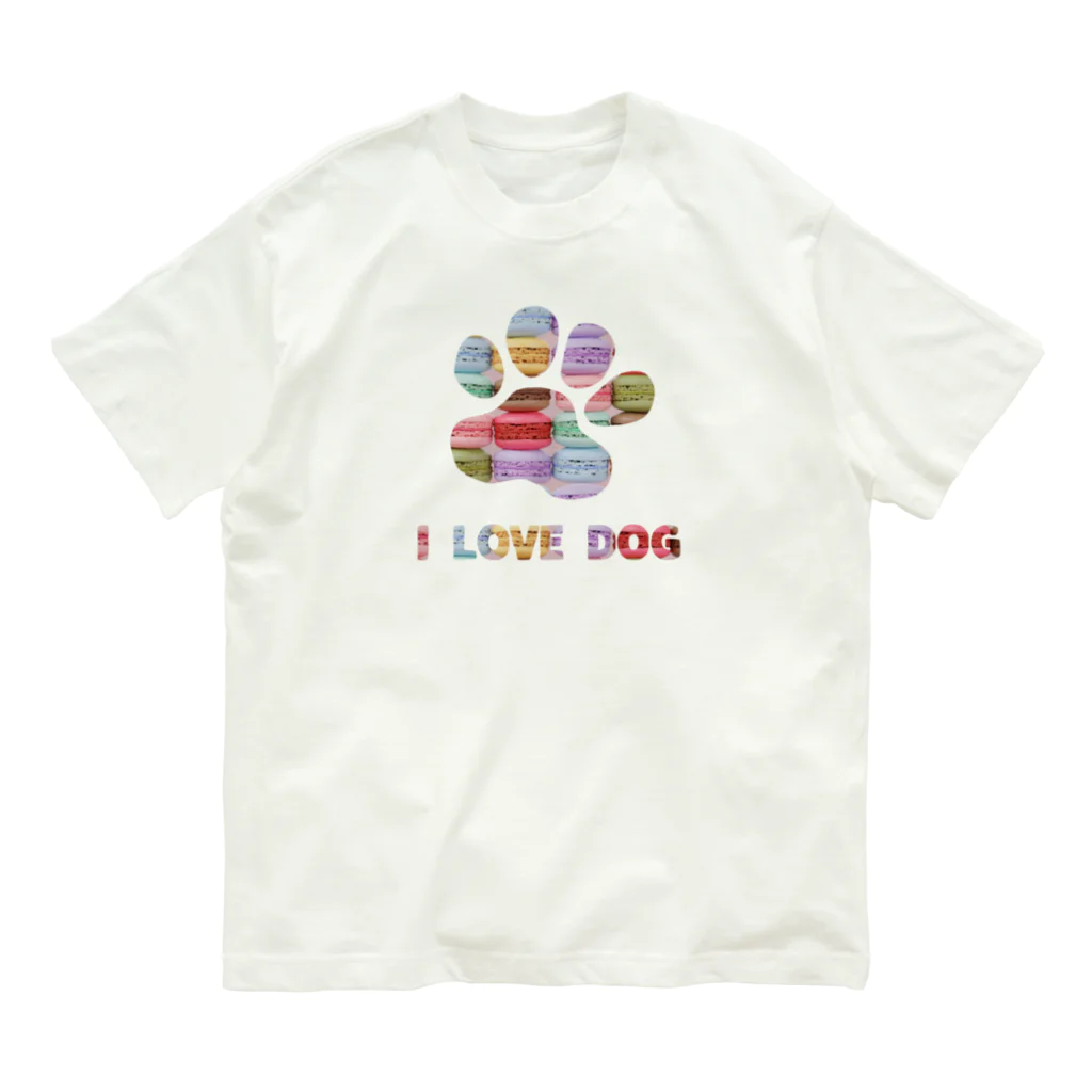 onehappinessの肉球　マカロン Organic Cotton T-Shirt