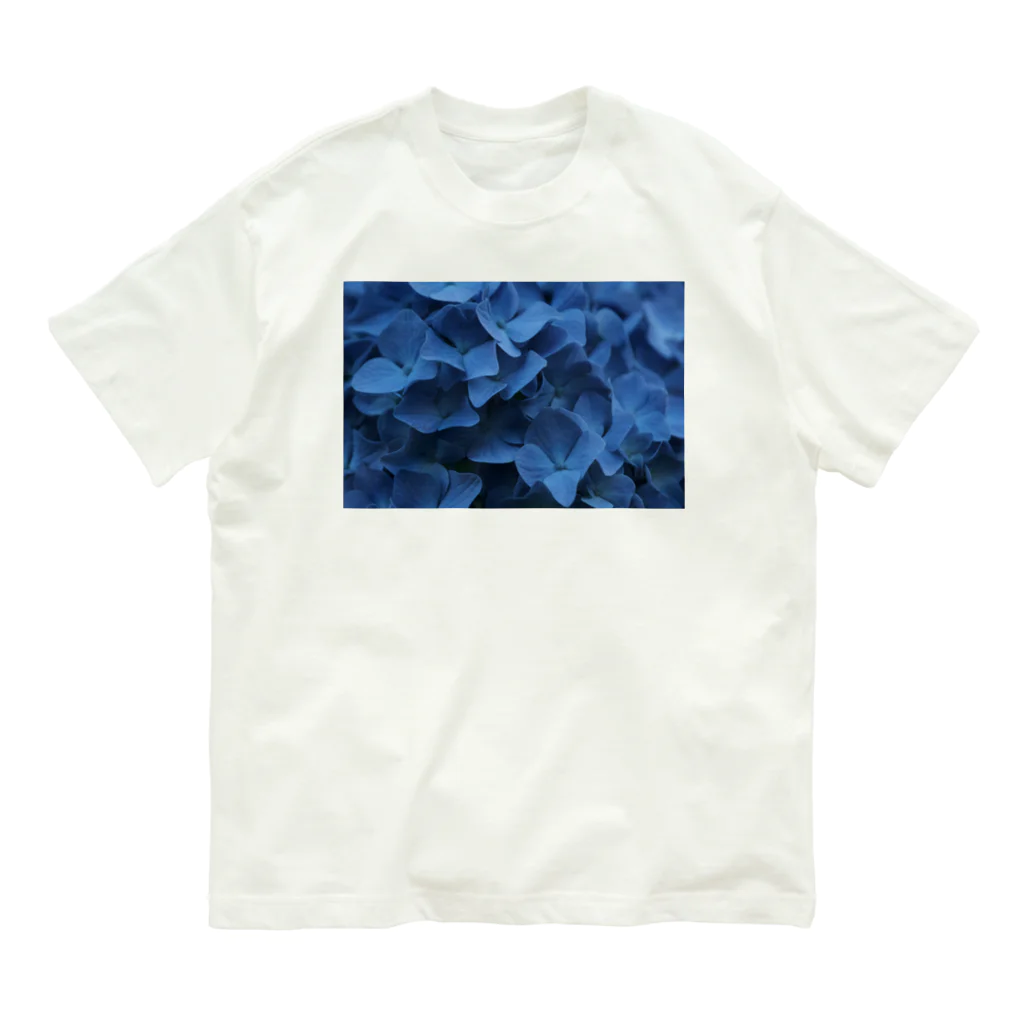 kokoshopの紫陽花くんも青くなる Organic Cotton T-Shirt