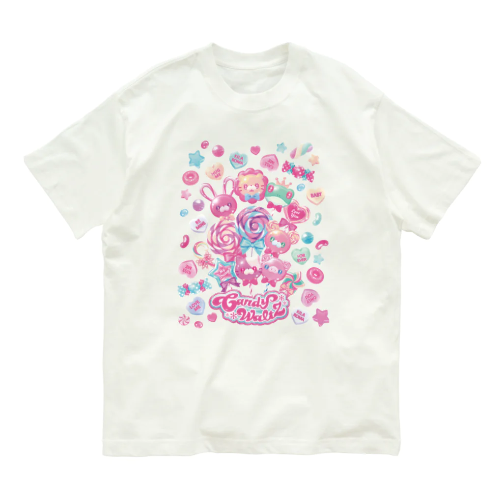 キラロマのCandy Waltz No.01 Organic Cotton T-Shirt