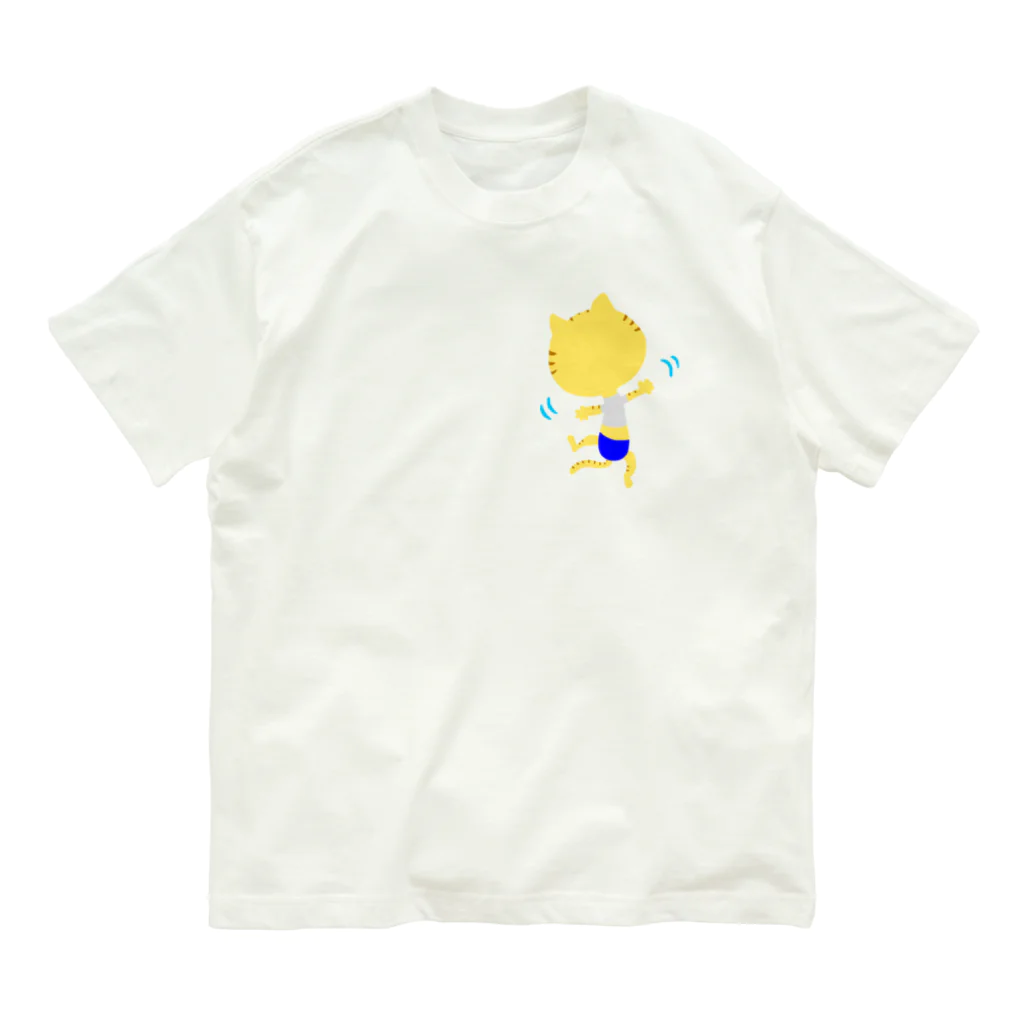 kayoko-Aのねこくんとダンス オーガニックコットンTシャツ