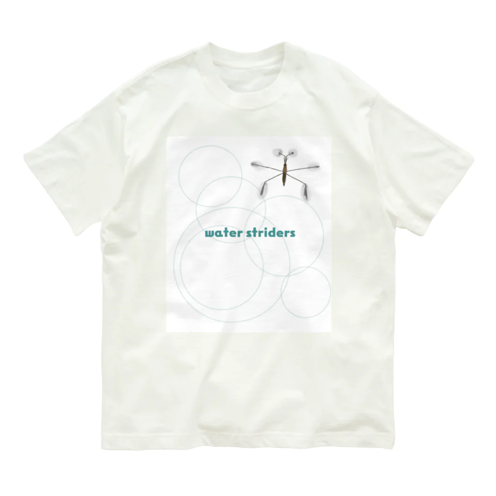 komakkou64の水面のアメンボ Organic Cotton T-Shirt