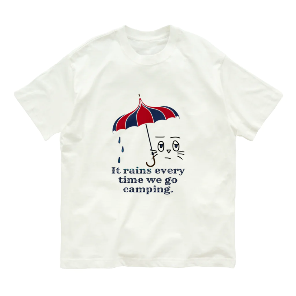 山口屋ニューヨークの雨女雨男 オーガニックコットンTシャツ