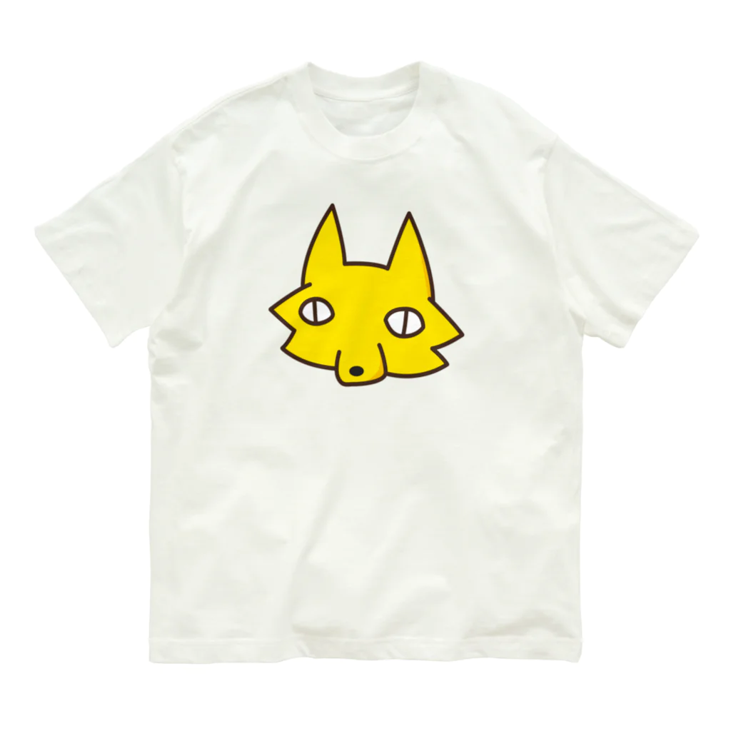 shirosukeのきつね オーガニックコットンTシャツ