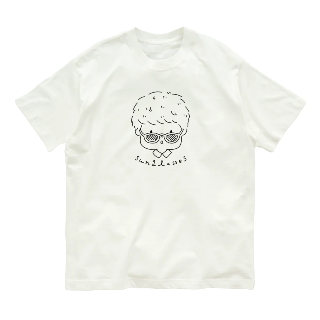 さんぽ / sampoのたろうくんと、サングラス オーガニックコットンTシャツ