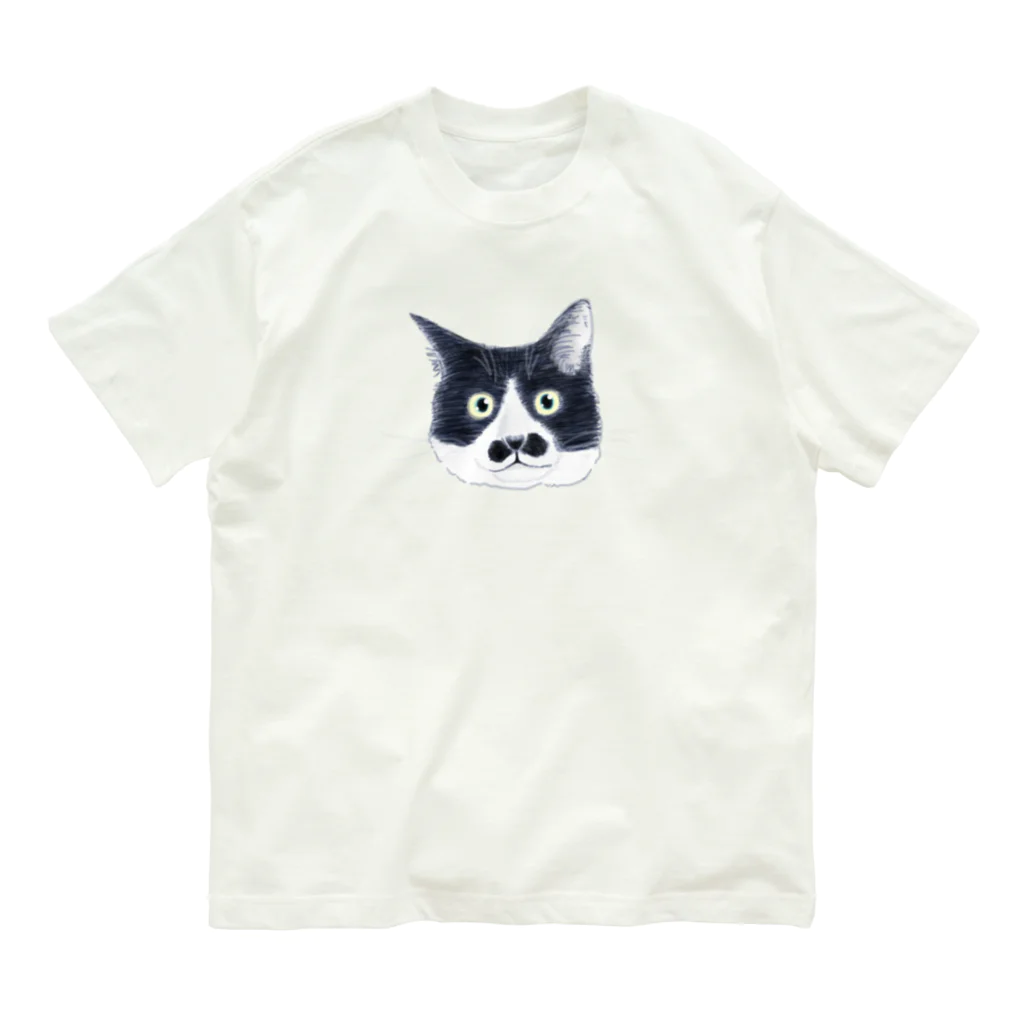 フローライトソーダのおヒゲちゃん Organic Cotton T-Shirt