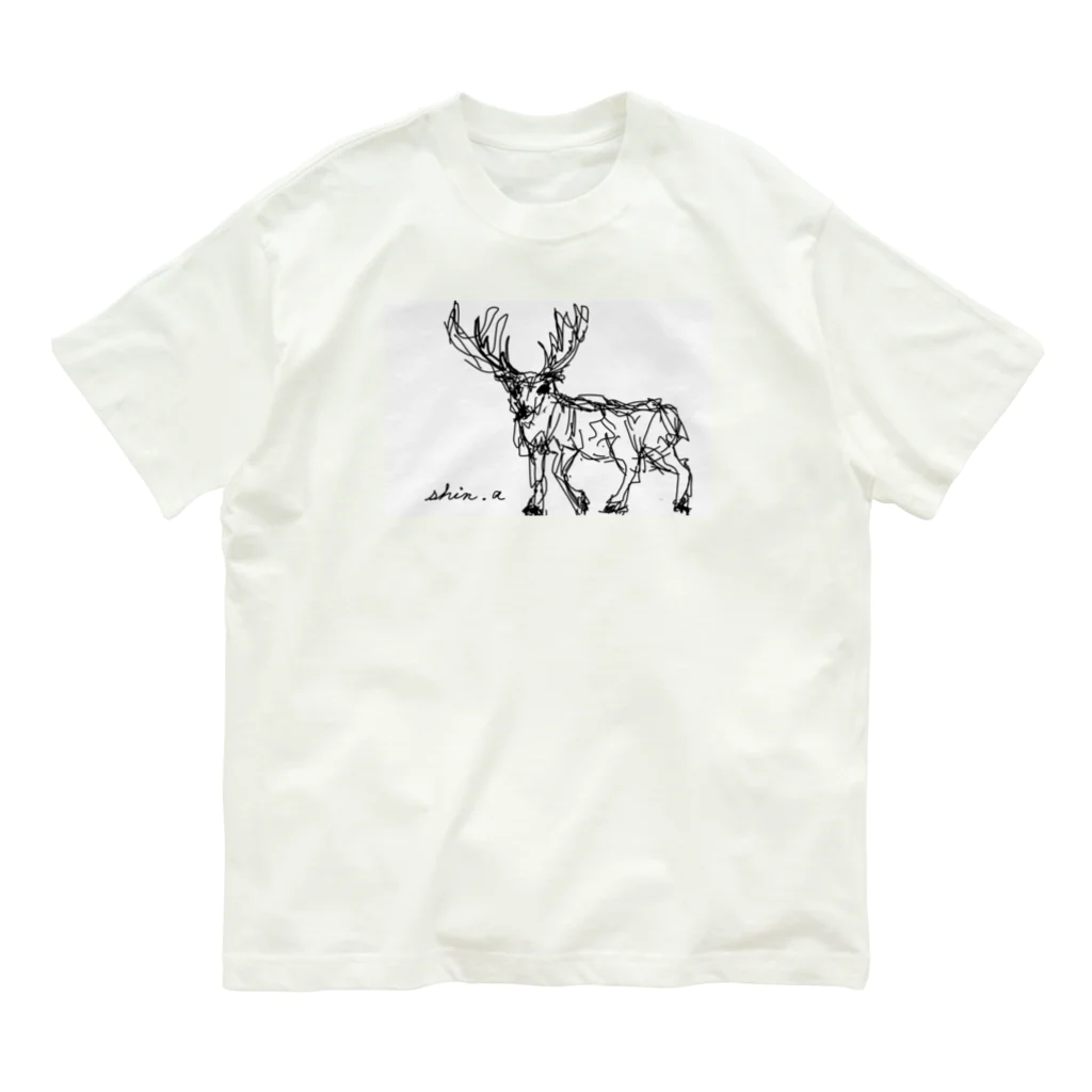 ちぃの鹿 Organic Cotton T-Shirt