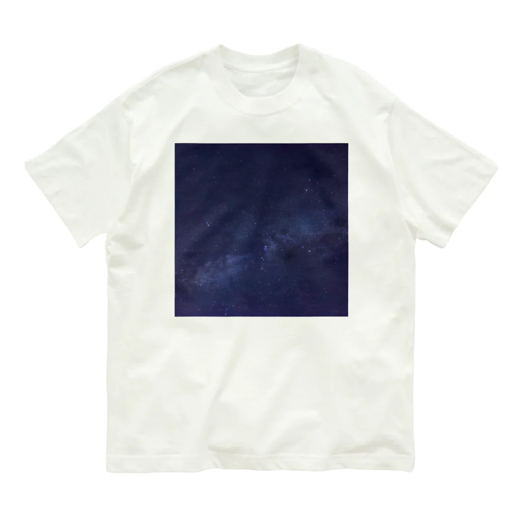 tiger4thのNature starry sky Organic Cotton T-Shirt