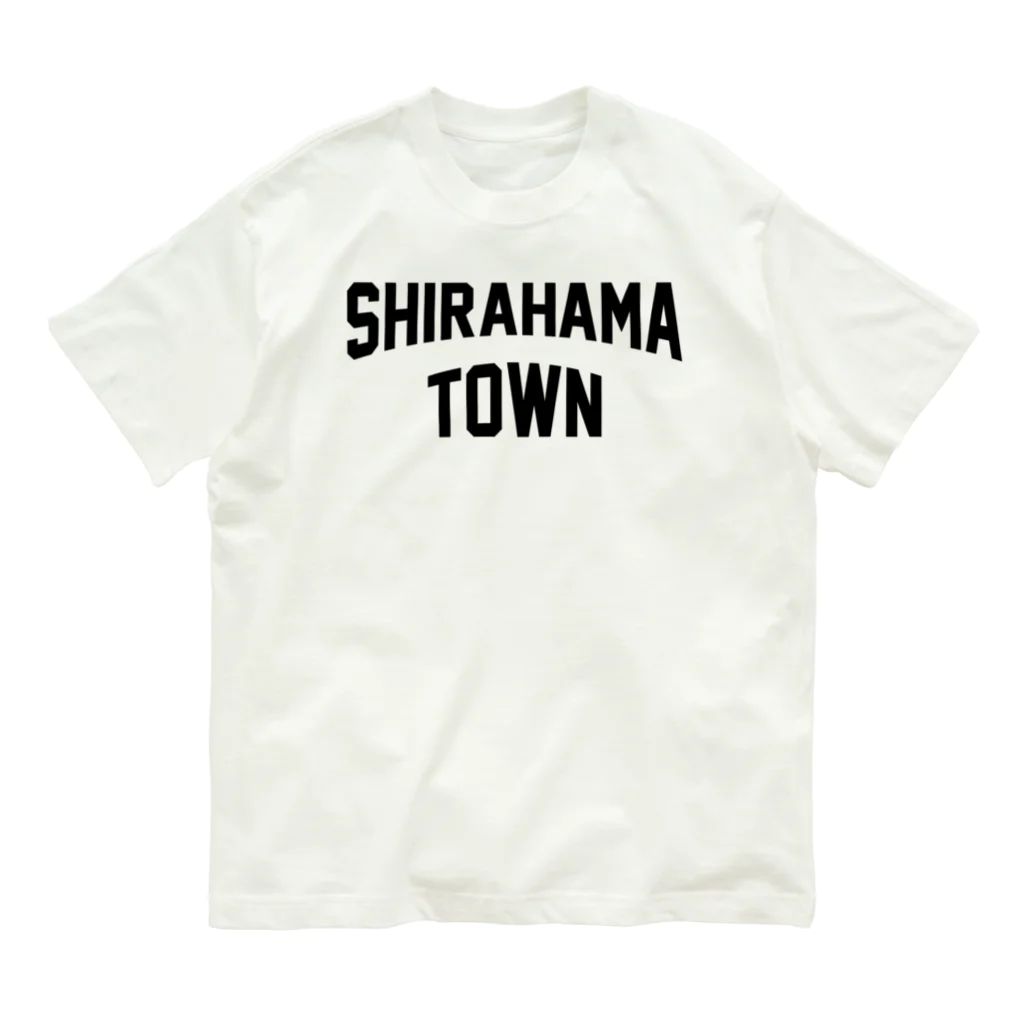 JIMOTOE Wear Local Japanの白浜町 SHIRAHAMA TOWN オーガニックコットンTシャツ