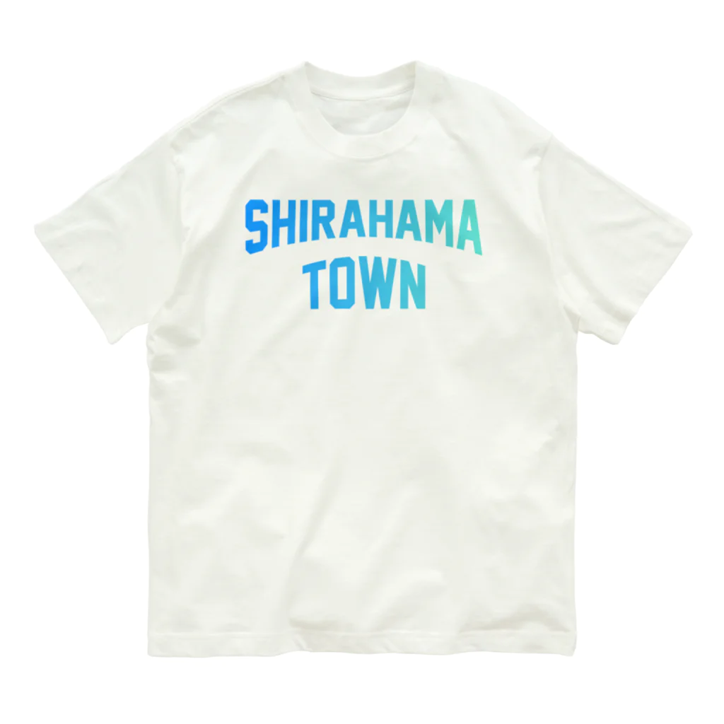 JIMOTOE Wear Local Japanの白浜町 SHIRAHAMA TOWN オーガニックコットンTシャツ