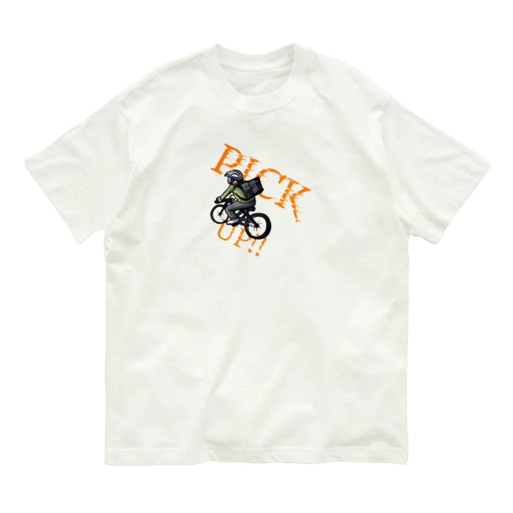 にゃにゅにょのはいたつくん オーガニックコットンTシャツ