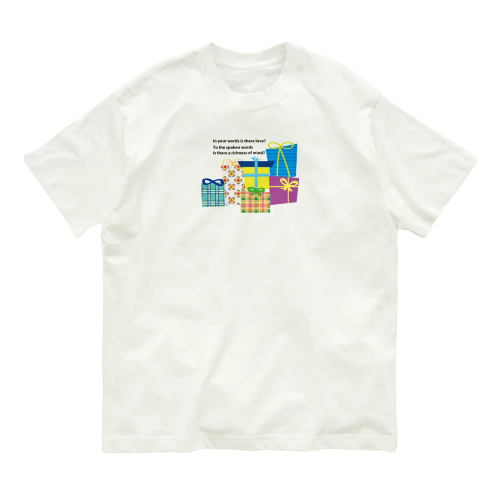 POPUP_KOBE_MARIKOの愛ある言葉 Organic Cotton T-Shirt