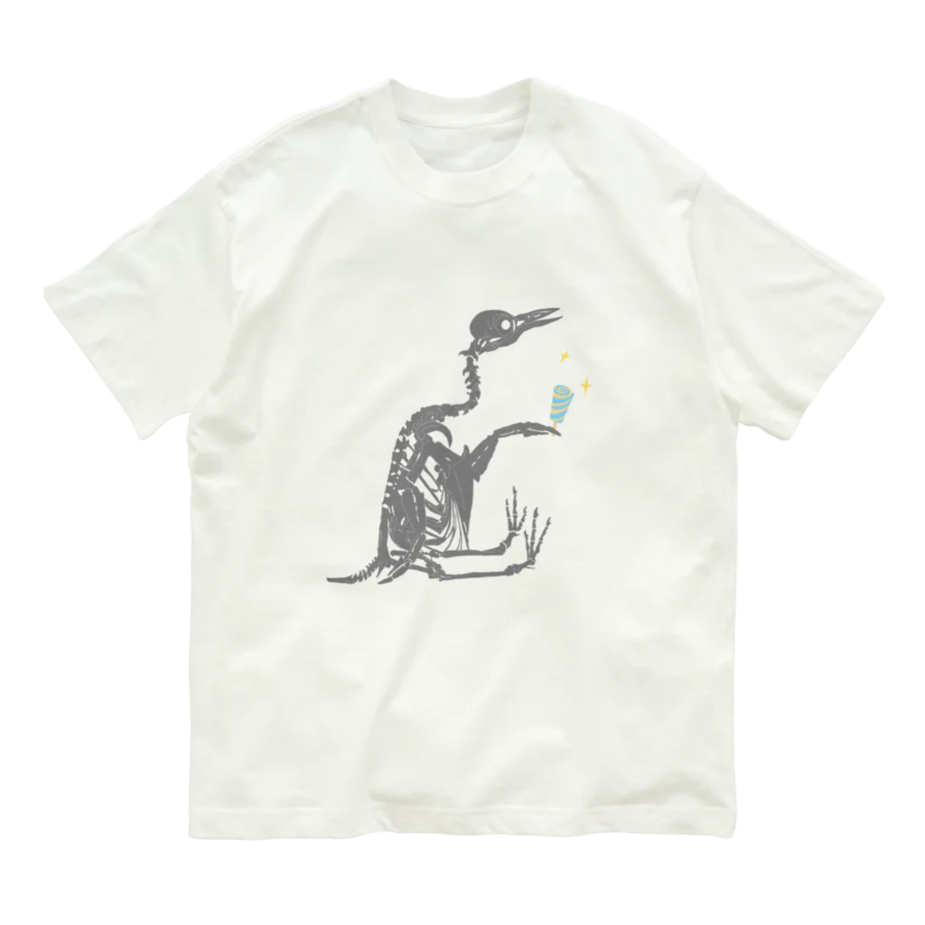 マツザキユキのおすわり骨ちゃん Organic Cotton T-Shirt