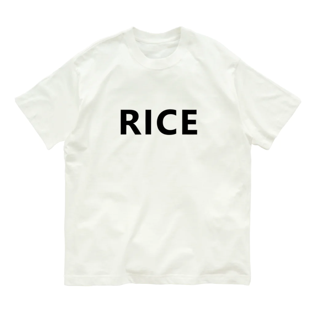 ごはん同盟のライス Organic Cotton T-Shirt