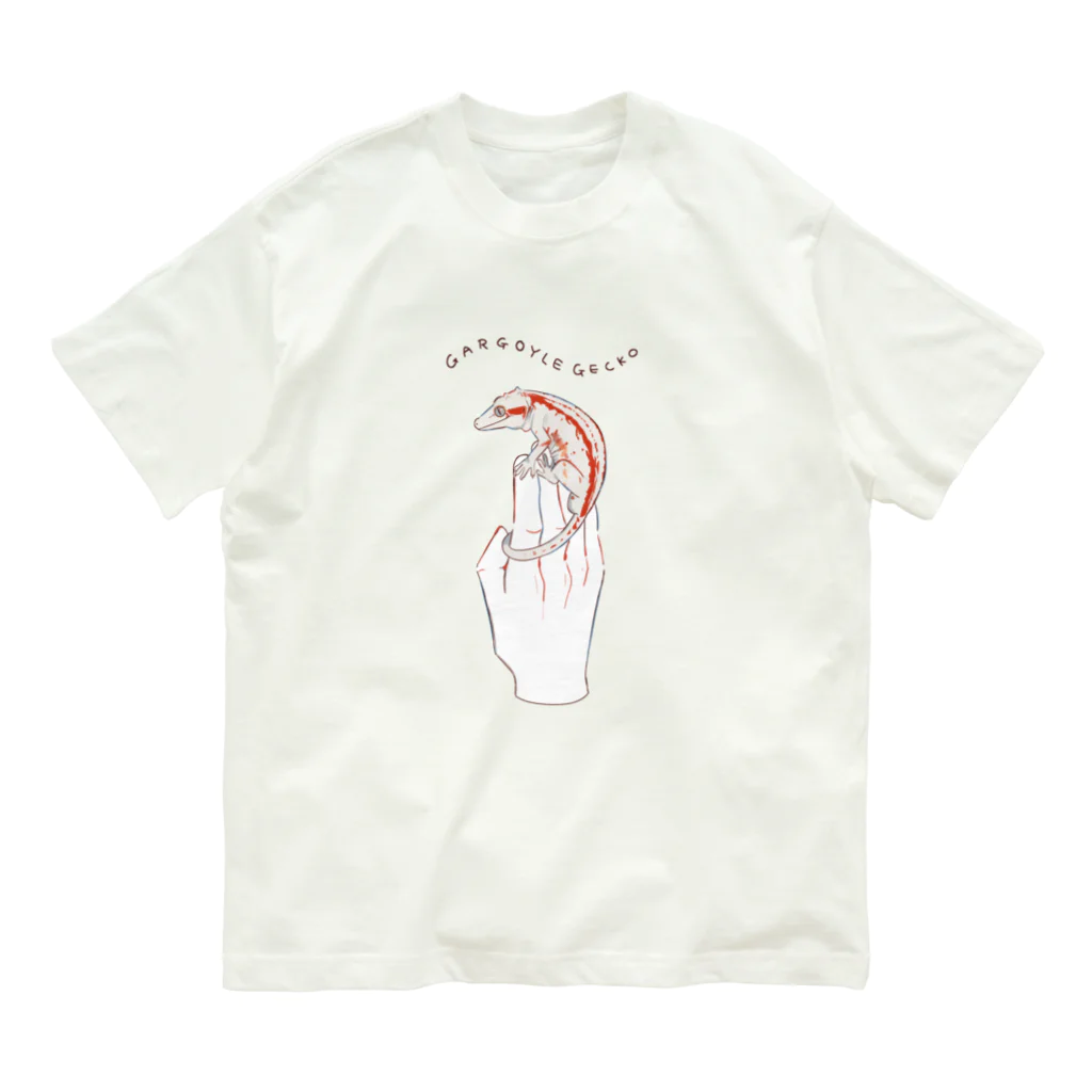 はちゅやさんの手乗りガーゴ Organic Cotton T-Shirt