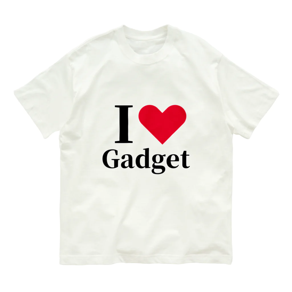 harusaraショップのI LOVE ガジェットグッズ Organic Cotton T-Shirt