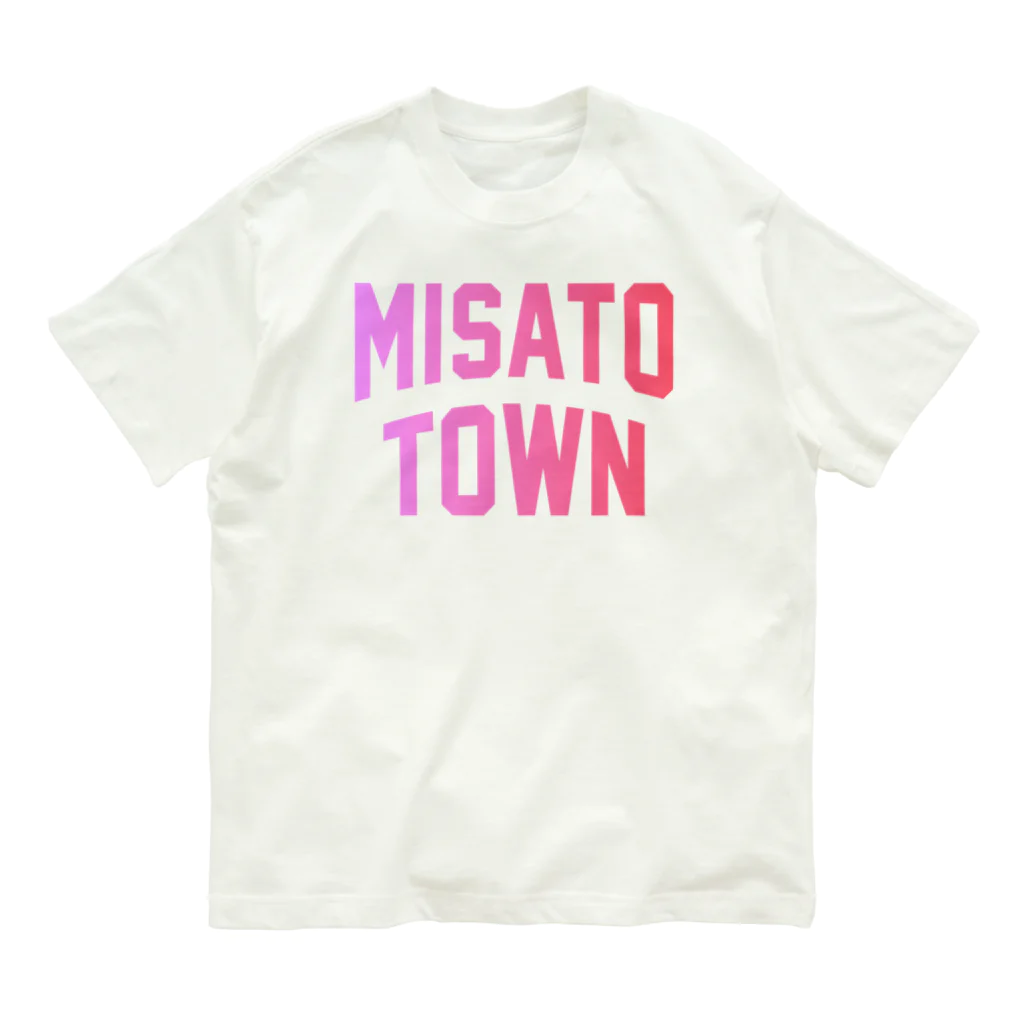 JIMOTOE Wear Local Japanの美郷町 MISATO TOWN Organic Cotton T-Shirt